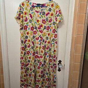 SOLD Gudrun Floral Dress and Tunic Blouse Combo